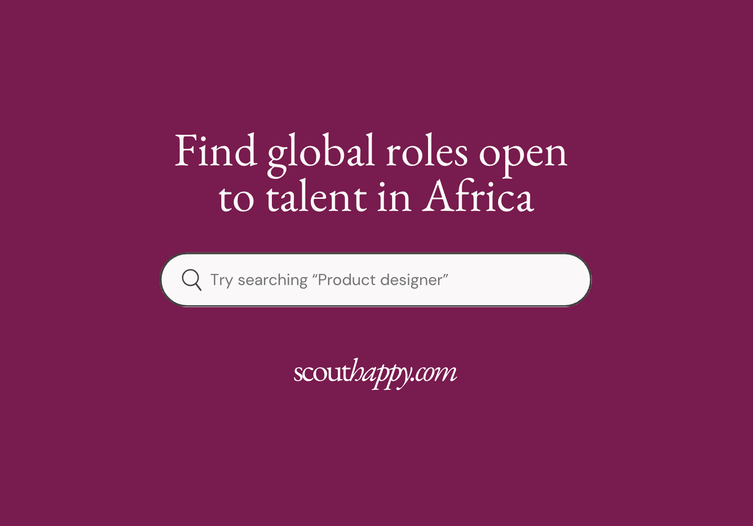 Scouthappy search mockup